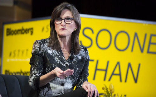 Кэти Вуд продолжает наращивать свои доли в Tesla, Roku и Coinbase