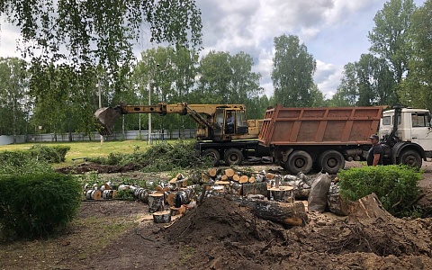 В Дивеевской школе-интернате началось строительство