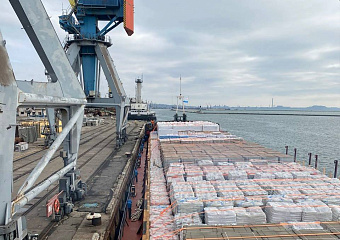 Стройматериалы на Донбасс пошли морским путём